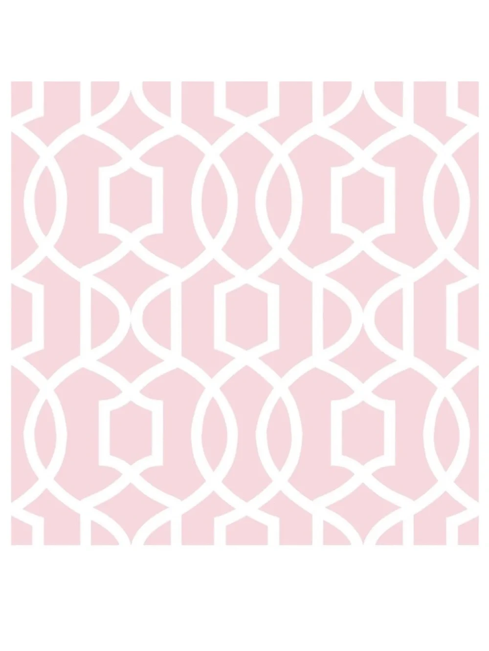 NEW WALLPOPS Wall Paper for Walls, Crafts, etc in Pink/White Design